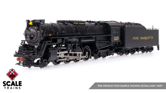 Fox Valley HO 2-8-4 Berkshire Steam w/DCC & Sound - Pere Marquette (Excursion 2009+) :