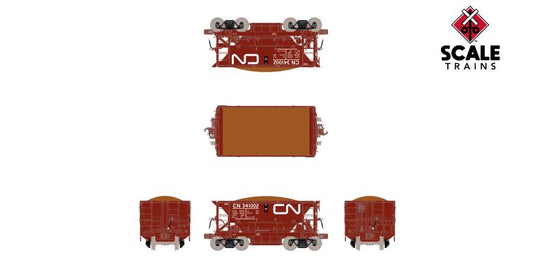 ScaleTrains Fox Valley Models HO Scale PSC 70-Ton Ore Car, Canadian National