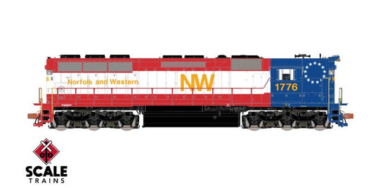 ScaleTrains Rivet Counter HO – EMD SD45 Norfolk & Western Bicentennial nº 1776