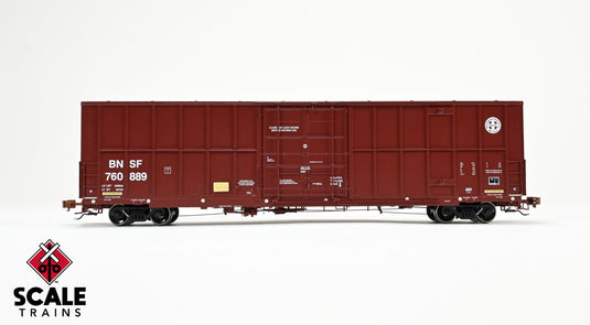 ScaleTrains Rivet Counter HO Trinity 60' 7500 8' Double-Plug-Door High-Cube Boxcar - BNSF
