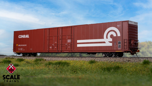 ScaleTrains HO Thrall 86' High-Cube Double-Plug-Door Boxcar - Conrail/Extra Large Logo #295039