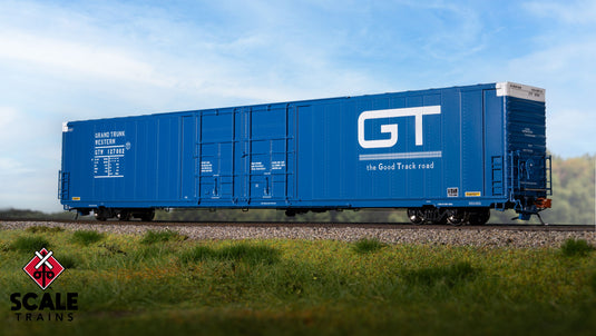 ScaleTrains HO Thrall 86' High-Cube Double-Plug-Door Boxcar - Grand Trunk Western/The Good Track Road