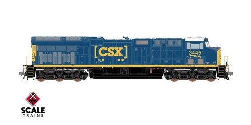 ScaleTrains Rivet Counter HO GE ET44AH - CSX/YN3 Boxcar Logo