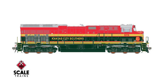 ScaleTrains Rivet Counter HO GE ET44AC - Kansas City Southern/Belle