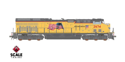 ScaleTrains Rivet Counter HO GE C45AH (ET44) - Union Pacific/Building America