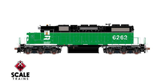 ScaleTrains Rivet Counter HO Scale EMD SD38-2, Burlington Northern/White Face/Beacon