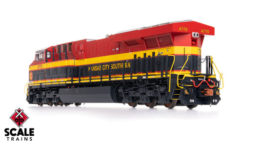 ScaleTrains Rivet Counter HO GE ES44AC w/DCC & Sound - Kansas City Southern / Southern Belle