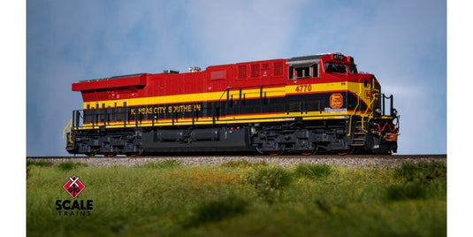 ScaleTrains Rivet Counter HO GE ES44AC w/DCC & Sound - Kansas City Southern / Southern Belle