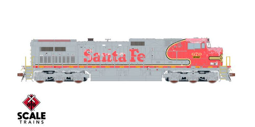 ScaleTrains Rivet Counter HO GE DASH 9-44CW w/DCC & Sound - BNSF/ex-Santa Fe Warbonnet Patch/Heritage II
