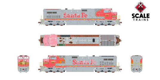 ScaleTrains Rivet Counter HO GE DASH 9-44CW w/DCC & Sound - BNSF/ex-Santa Fe Warbonnet Patch/Heritage II