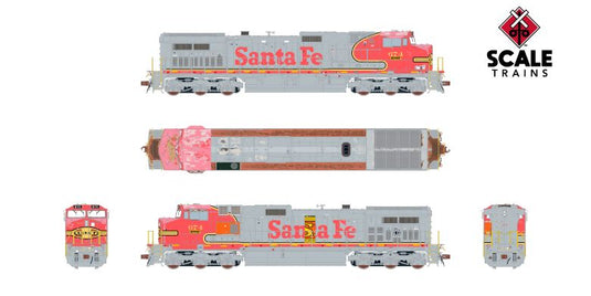 ScaleTrains Rivet Counter HO GE DASH 9-44CW w/DCC & Sound - BNSF/ex-Santa Fe Warbonnet Patch/Heritage II