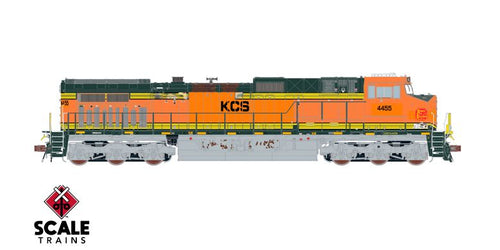 ScaleTrains Rivet Counter HO GE DASH 9-44CW w/DCC & Sound - Kansas City Southern/ex-BNSF Heritage II Patched