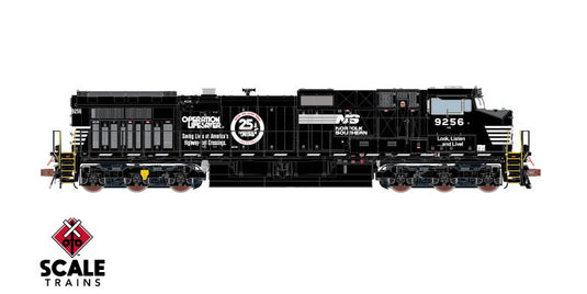 ScaleTrains Rivet Counter HO GE DASH 9-44CW w/DCC & Sound - Norfolk Southern/Operation Lifesaver