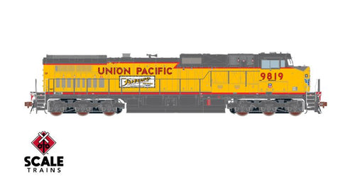 ScaleTrains Rivet Counter HO GE DASH 9-44CW w/DCC & Sound - Union Pacific #9819 Winged Nose Logo/
