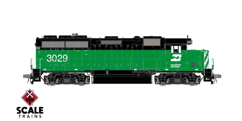 Load image into Gallery viewer, ScaleTrains Rivet Counter HO EMD GP40 Phase IIa3 w/DCC &amp; Sound - Burlington Northern/BN
