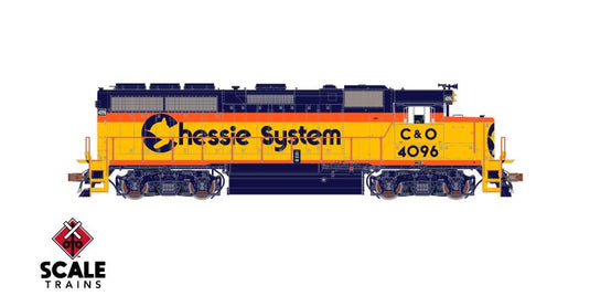 ScaleTrains Rivet Counter HO EMD GP40 Phase III w/DCC & Sound - Chessie System/C&OChessie System/C&O