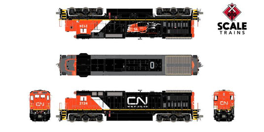 ScaleTrains Rivet Counter HO – Locomotive GE Dash 8-40C DCC et son – Canadien National (15 ans, côté ingénieur)