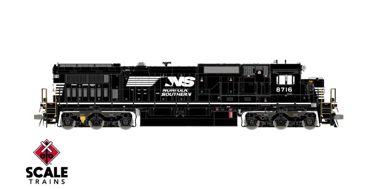 Chargez l'image dans la visionneuse de la galerie, ScaleTrains Rivet Counter HO – Locomotive GE Dash 8-40C DCC et son – Norfolk Southern (Horsehead)
