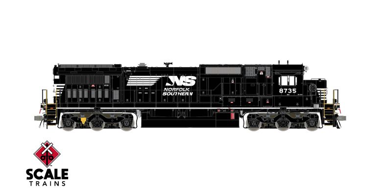 Chargez l'image dans la visionneuse de la galerie, ScaleTrains Rivet Counter HO – Locomotive GE Dash 8-40C DCC et son – Norfolk Southern (Horsehead)
