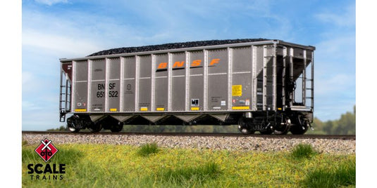 ScaleTrains Rivet Counter HO Trinity RD-6 Coal Hopper - BNSF/Heritage III