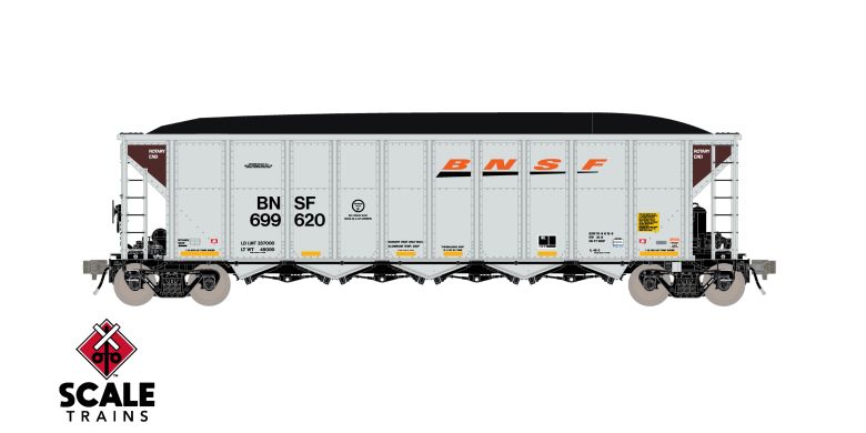 Chargez l'image dans la visionneuse de la galerie, ScaleTrains Rivet Counter HO Trinity RD-6 Coal Hopper - BNSF/Heritage III
