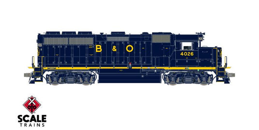 ScaleTrains HO GP40 Phase IIc B&O Capitol Dome 4026