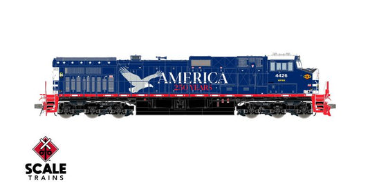 ScaleTrains Rivet Counter HO – GE Dash 9-44CW Buffalo & Pittsburgh America's 250th Bald Eagle nº 4426
