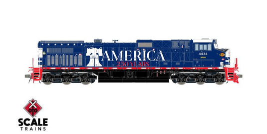 ScaleTrains Rivet Counter HO – GE Dash 9-44CW Buffalo & Pittsburgh America's 250th Liberty Bell nº 4434