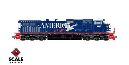 ScaleTrains Rivet Counter HO – GE Dash 9-44CW Indiana & Ohio America's 250th Liberty Bell nº 4445