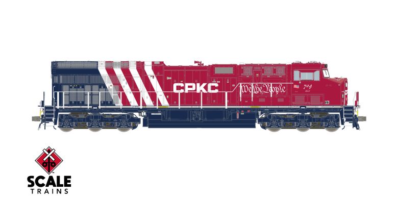 Chargez l'image dans la visionneuse de la galerie, ScaleTrains Rivet Counter HO – GE ET44AC CPKC America 250 nº 704
