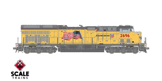 ScaleTrains Rivet Counter HO – Locomotive GE ET44AC DCC et son – Union Pacific (Building America)