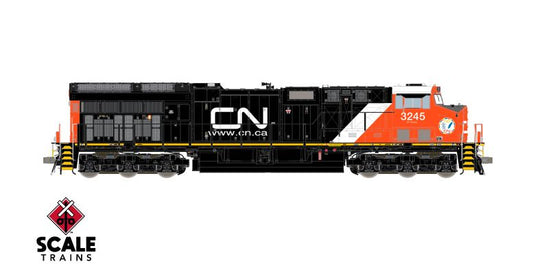 ScaleTrains Rivet Counter HO – Locomotive GE ET44AC DCC et son – Canadien National (Affaires Autochtones)
