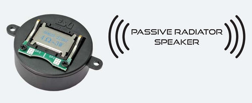 ESU Speaker 28mm x 12mm, round, 4 Ohm, Passive Radiator