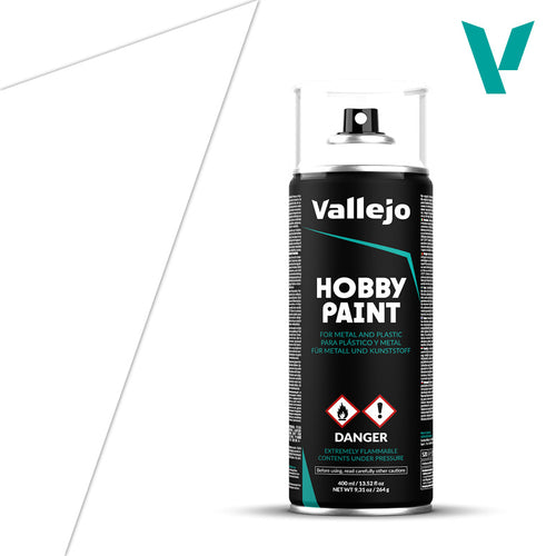 Vallejo Aerosol White Primer 400ml.