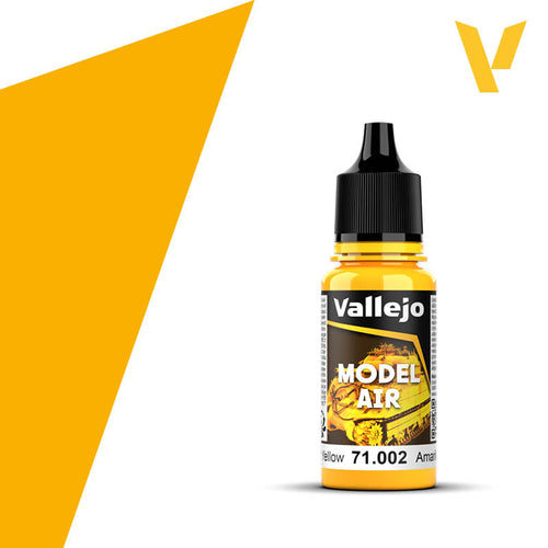 Vallejo Model Air Medium Yellow 17ml.