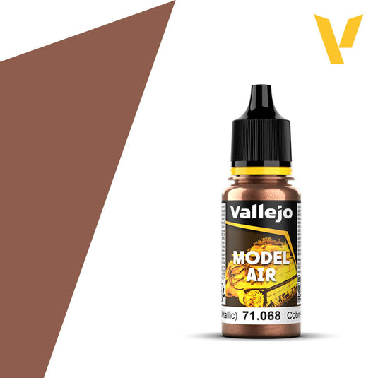 Vallejo Model Air Copper Metallic 17ml.
