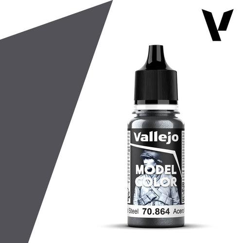 Vallejo Natural Steel Metallic 17ml. (178)