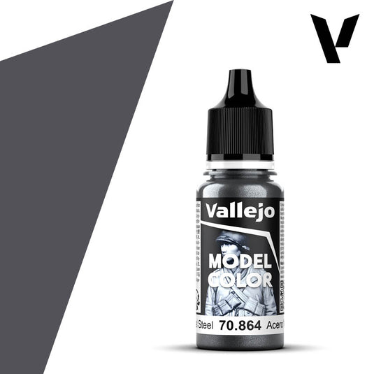 Vallejo Natural Steel Metallic 17ml. (178)