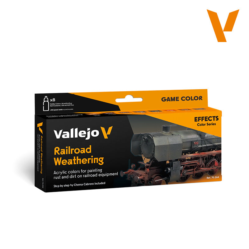 Load image into Gallery viewer, Vallejo Railroad Weathering Set
