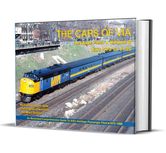Rapido Trains The Cars of Via: Heritage Fleet. Volume 2. Cars 573 to 1105