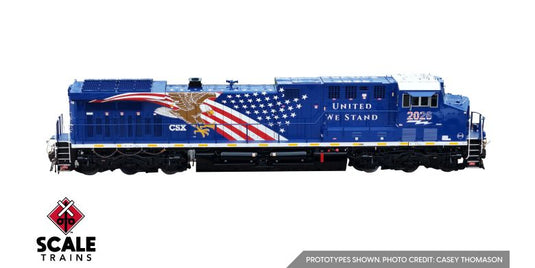 ScaleTrains Rivet Counter HO – Wabtec CM44AH CSX America's 250th Bald Eagle nº 2026
