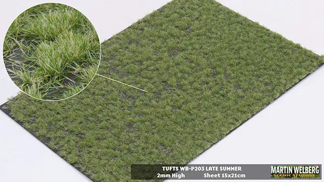 Chargez l'image dans la visionneuse de la galerie, Martin Welberg – Touffes d'herbe (Tufts) – 2 mm / Fin d'été (Late Summer) (440-P203)
