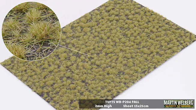 Chargez l'image dans la visionneuse de la galerie, Martin Welberg – Touffes d'herbe (Tufts) – 2 mm / Automne (Fall) (440-P204)
