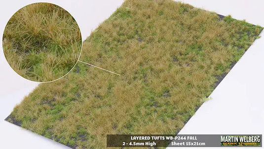 Martin Welberg – Touffes d'herbe étagées (Layered Tufts) – 2-4,5 mm / Automne (Fall) (440-P244)