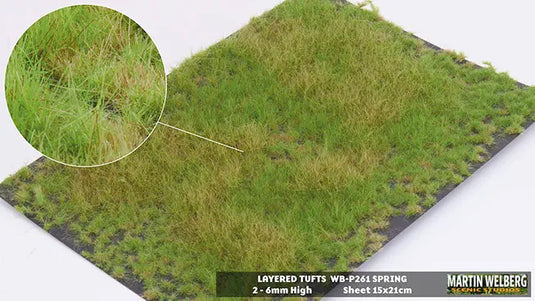 Martin Welberg – Touffes d'herbe étagées (Layered Tufts) – 2-6 mm / Printemps (Spring) (440-P261)