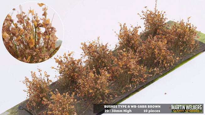 Load image into Gallery viewer, Martin Welberg – Buissons (Bushes) – Type A / Brun (Brown) (440-SABR)
