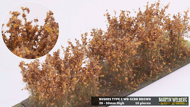 Load image into Gallery viewer, Martin Welberg – Buissons (Bushes) – Type C / Brun (Brown) (440-SCBR)
