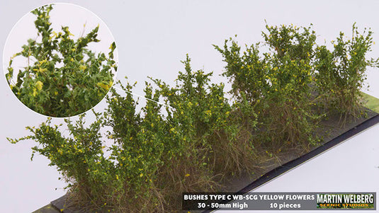 Martin Welberg – Buissons (Bushes) – Type C / Fleurs jaunes (Yellow Flowers) (440-SCG)