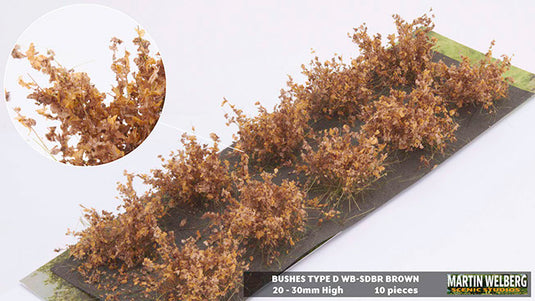 Martin Welberg – Buissons (Bushes) – Type D / Brun (Brown) (440-SDBR)